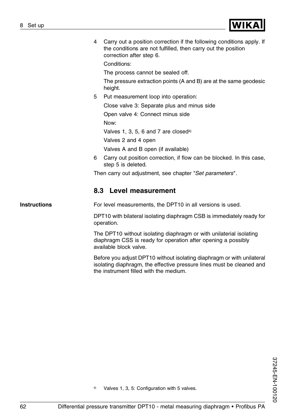 3 level measurement | WIKA DPT-10 User Manual | Page 62 / 96
