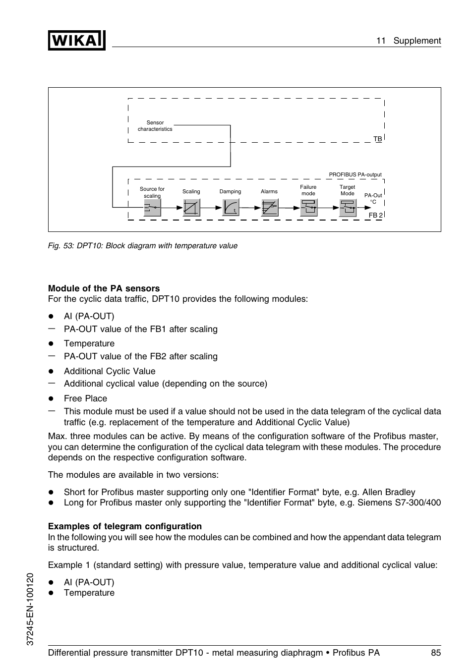 WIKA DPT-10 User Manual | Page 85 / 96