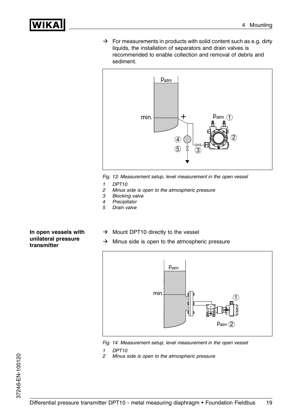 WIKA DPT-10 User Manual | Page 19 / 92