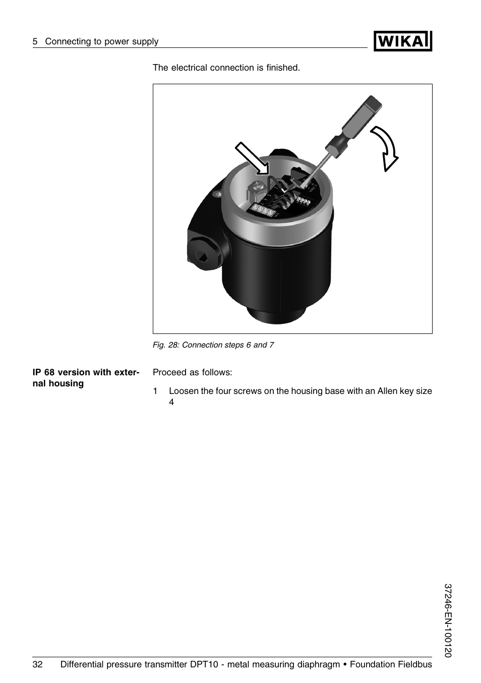WIKA DPT-10 User Manual | Page 32 / 92