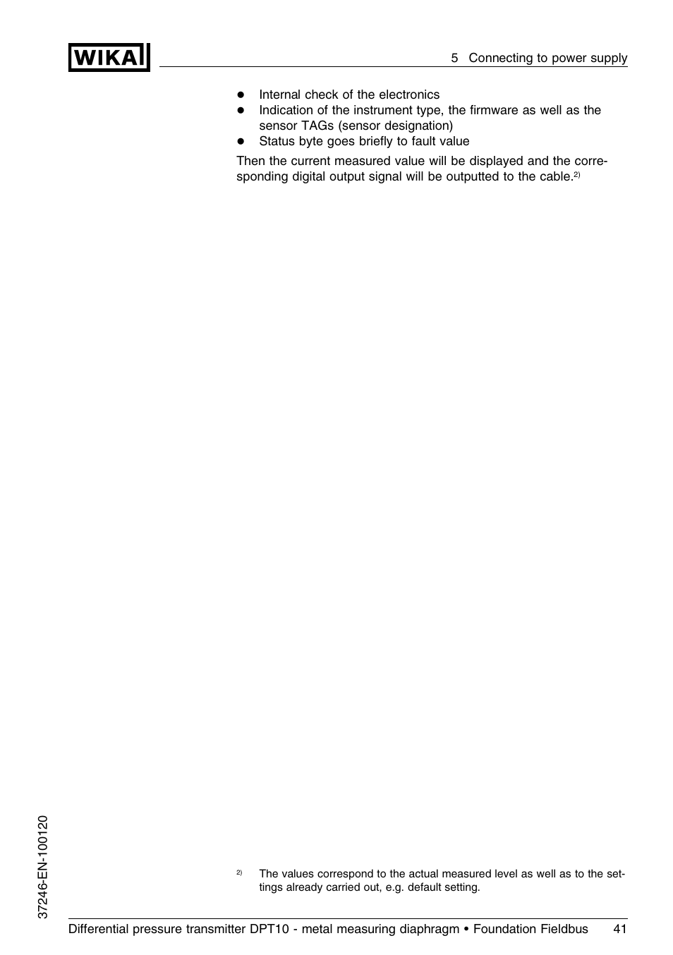 WIKA DPT-10 User Manual | Page 41 / 92
