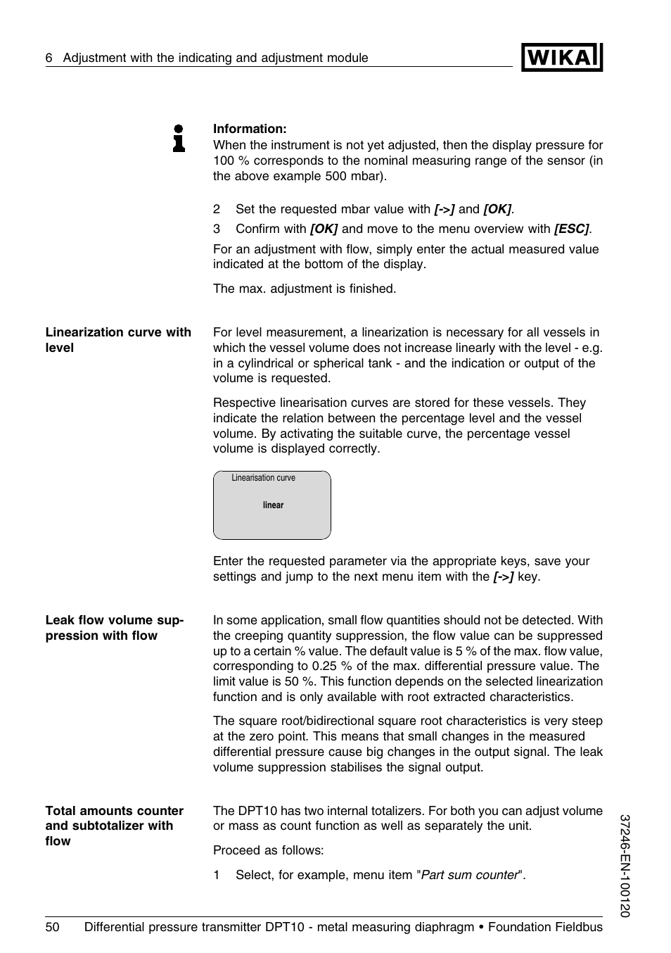 WIKA DPT-10 User Manual | Page 50 / 92