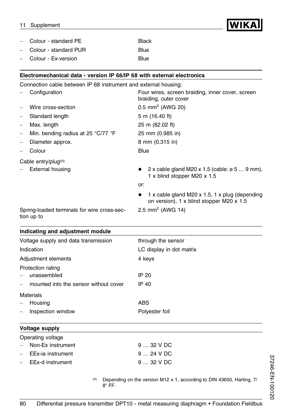 WIKA DPT-10 User Manual | Page 80 / 92
