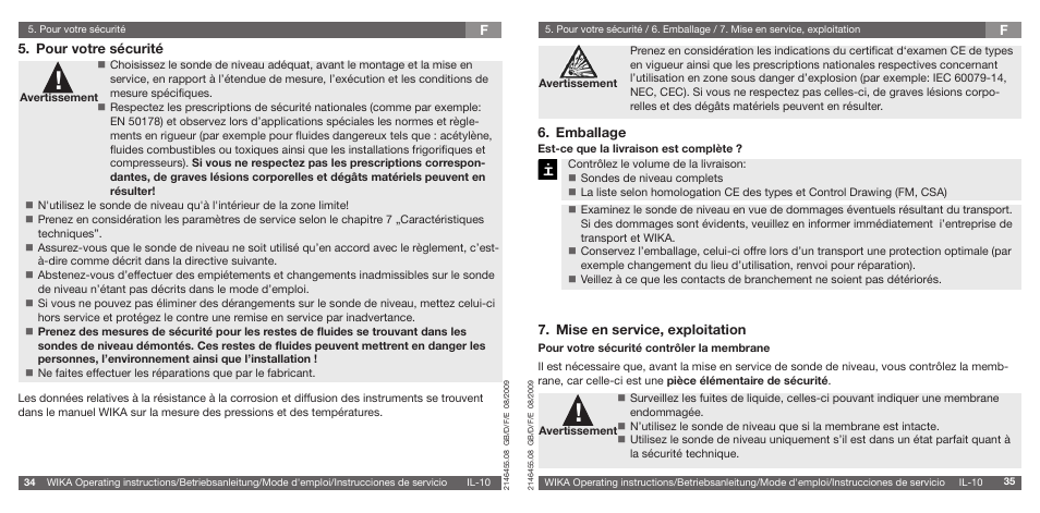 WIKA IL-10 User Manual | Page 18 / 31