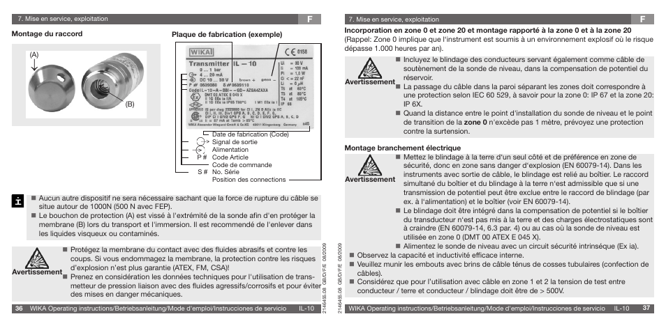 WIKA IL-10 User Manual | Page 19 / 31
