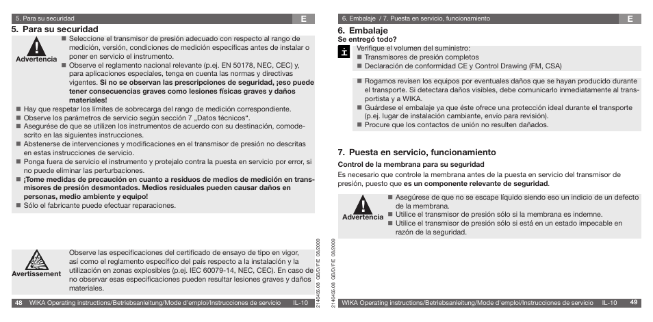 WIKA IL-10 User Manual | Page 25 / 31