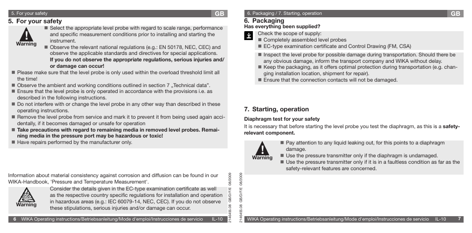 WIKA IL-10 User Manual | Page 4 / 31