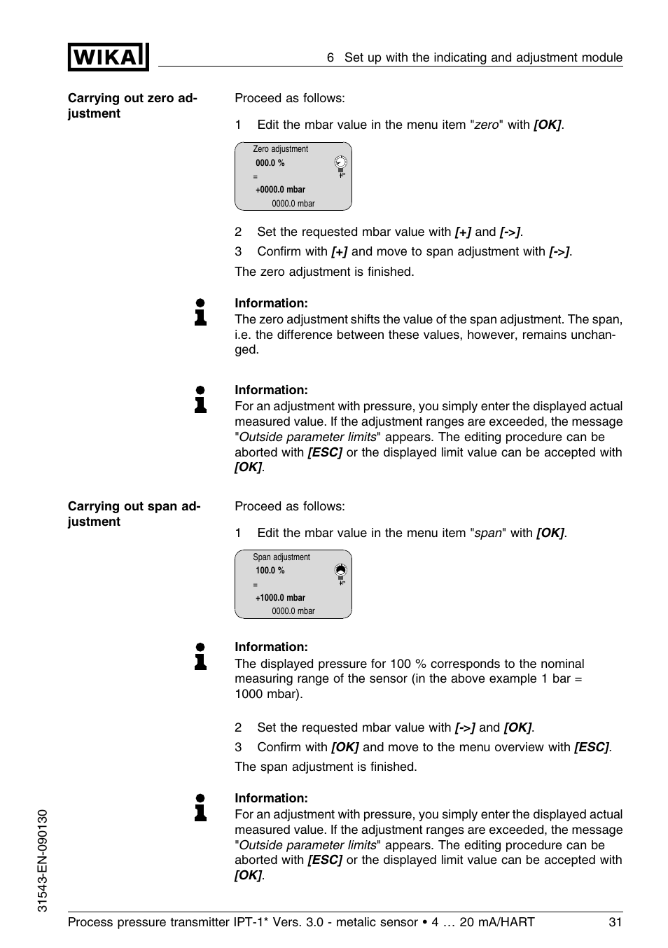 WIKA IPT-11 User Manual | Page 31 / 56