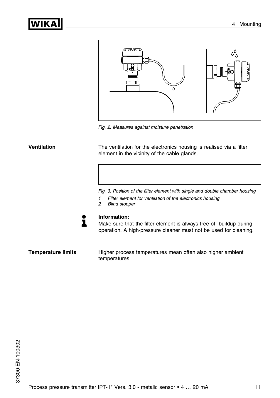 WIKA IPT-11 User Manual | Page 11 / 48