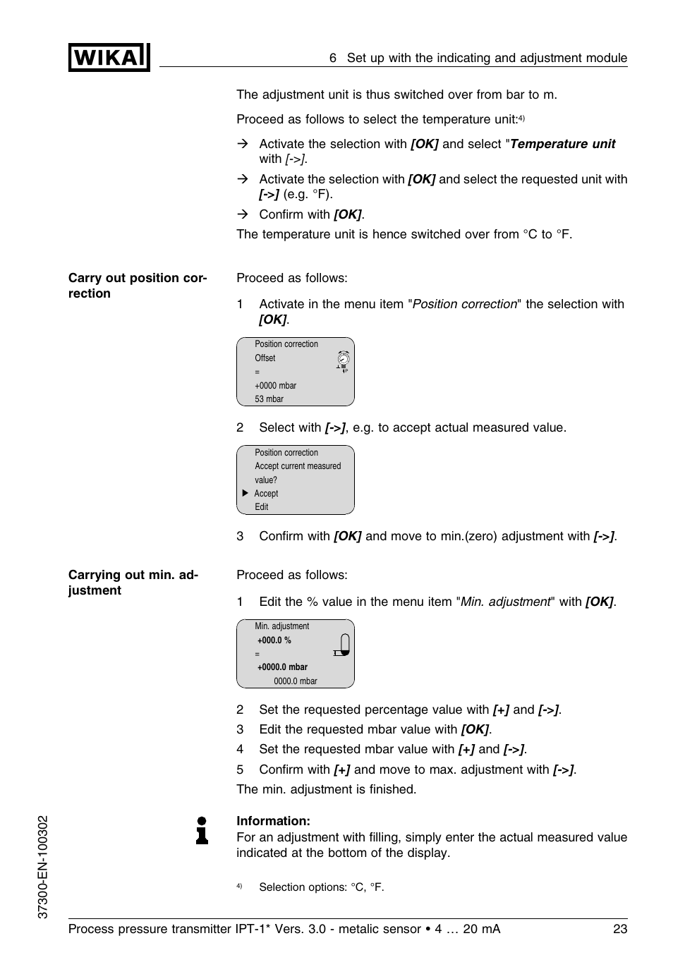 WIKA IPT-11 User Manual | Page 23 / 48