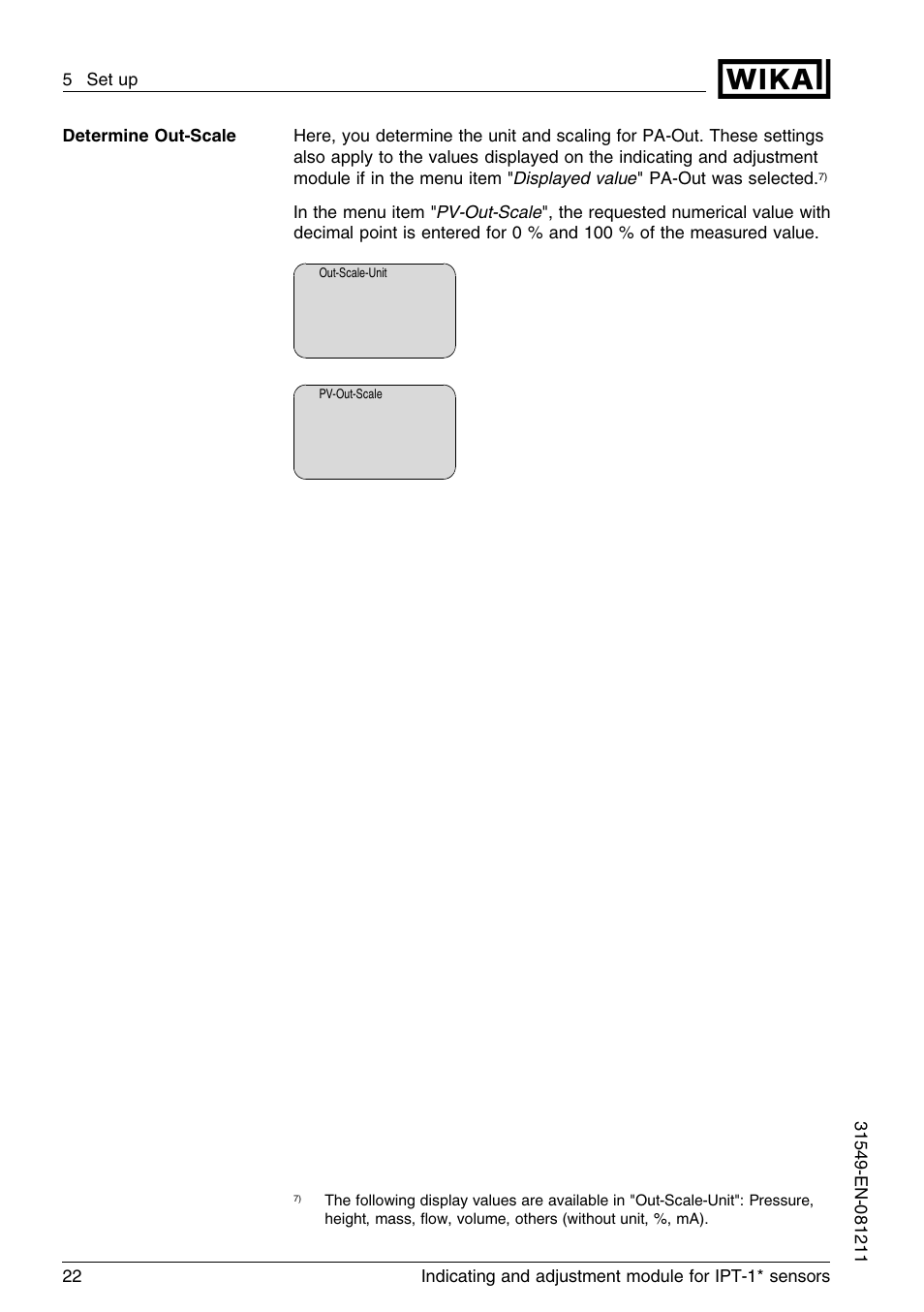 WIKA IPT-11 User Manual | Page 22 / 36