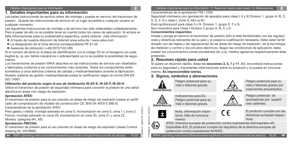 WIKA IS-21-F User Manual | Page 33 / 43