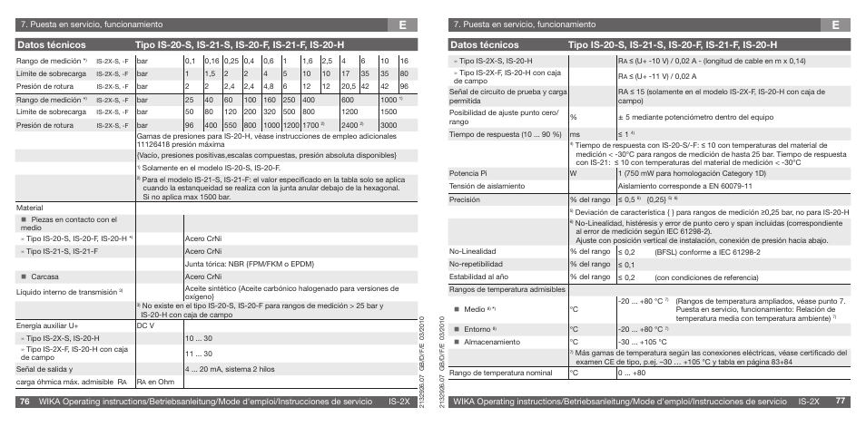 WIKA IS-21-F User Manual | Page 39 / 43