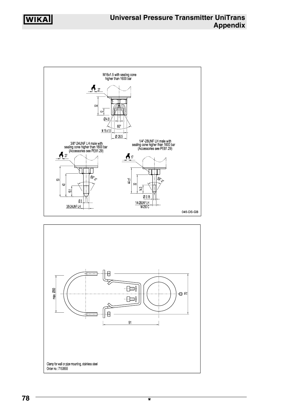 Universal pressure transmitter unitrans appendix | WIKA UT-11 User Manual | Page 39 / 42