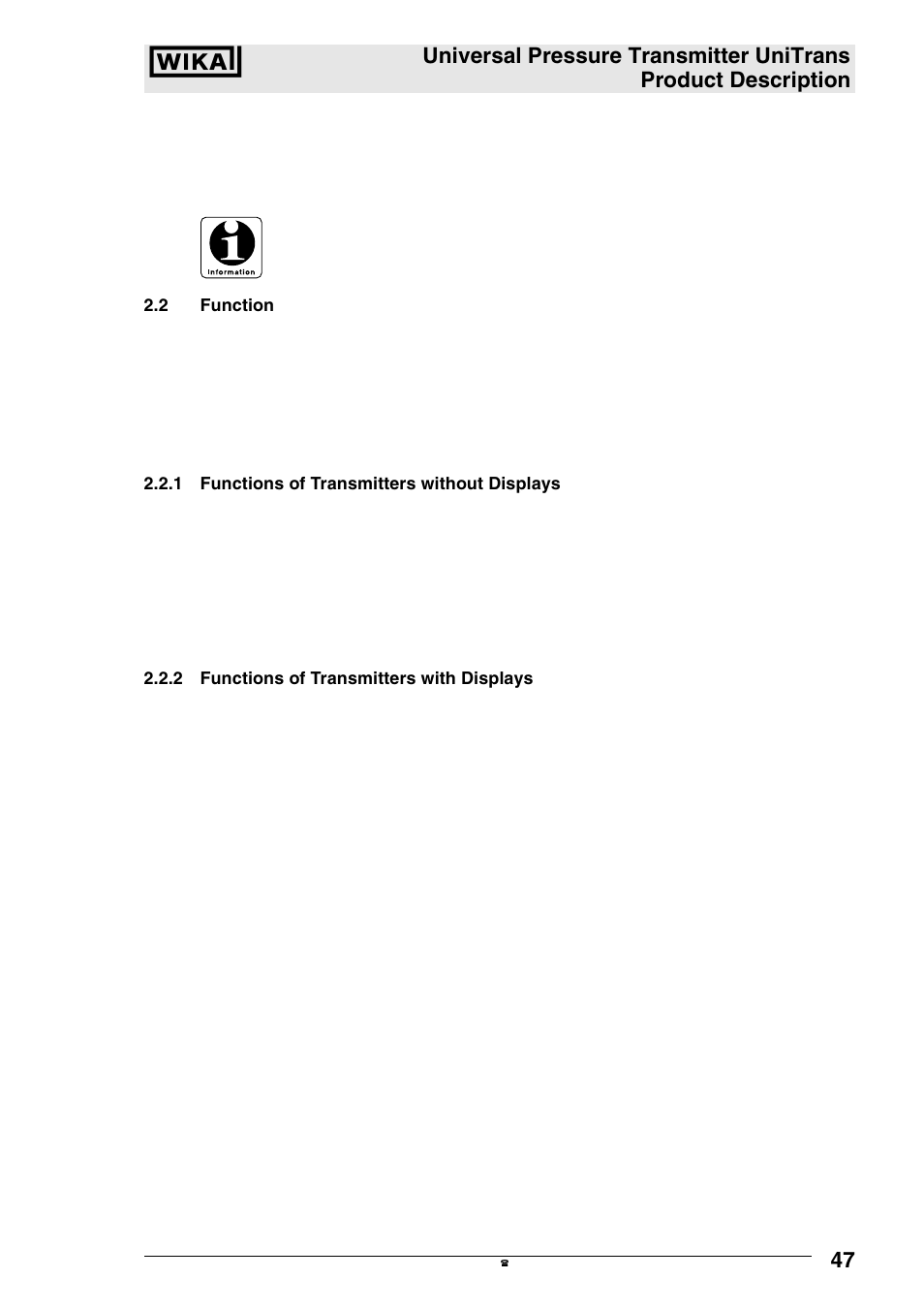 WIKA UT-11 User Manual | Page 8 / 42