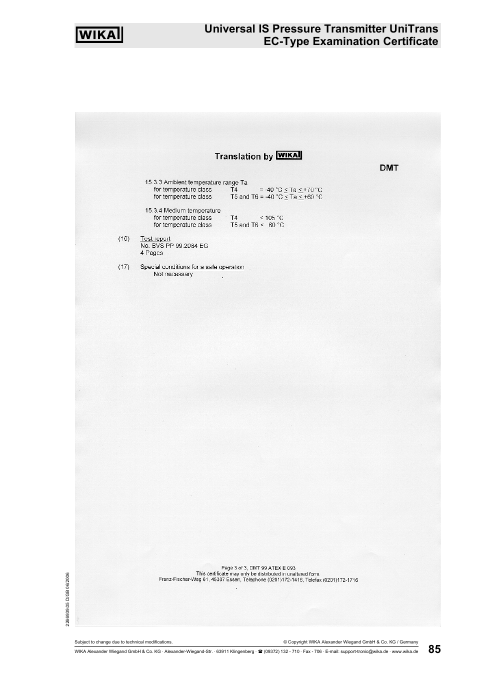 WIKA IUT-11 User Manual | Page 10 / 78