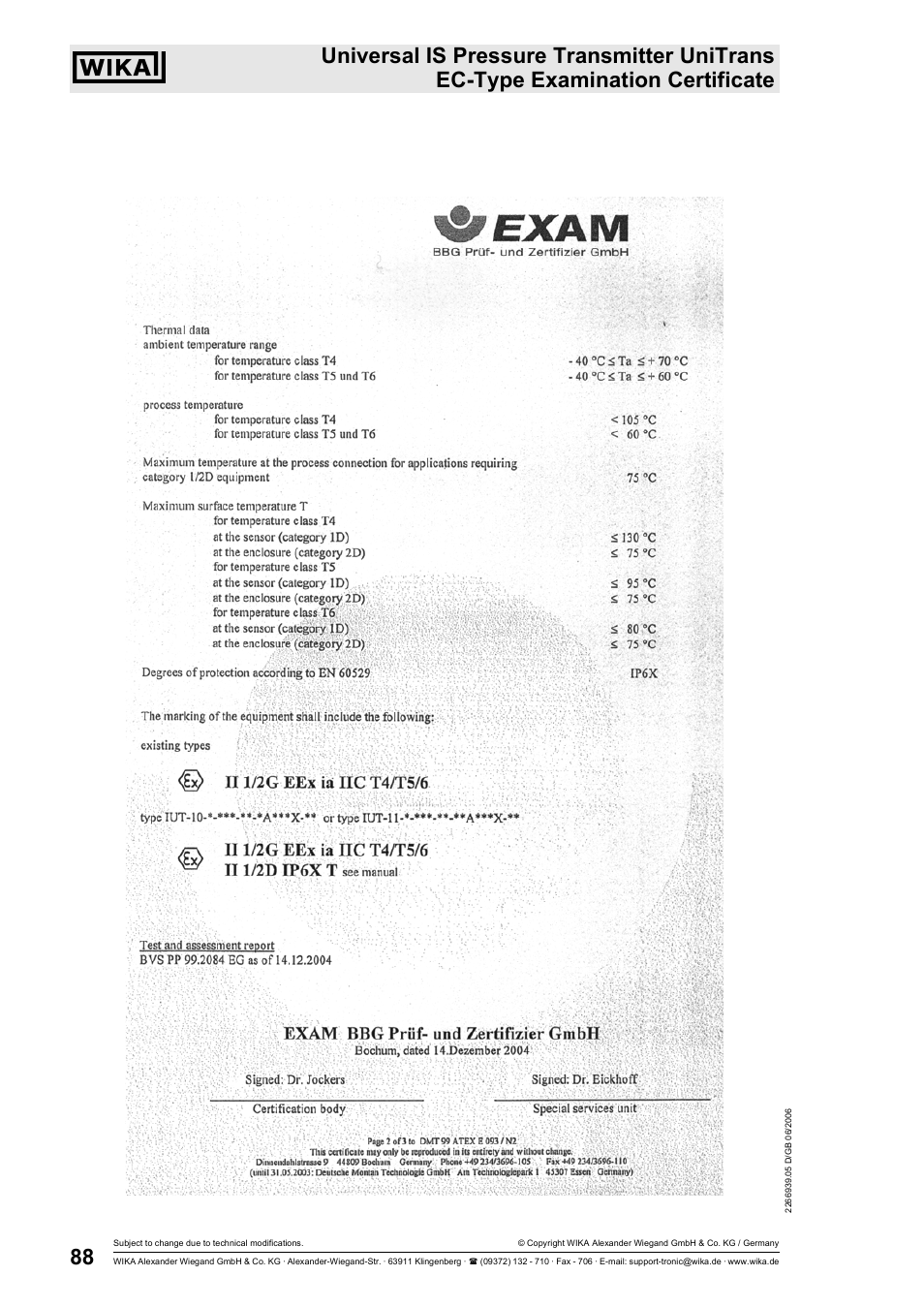 WIKA IUT-11 User Manual | Page 13 / 78