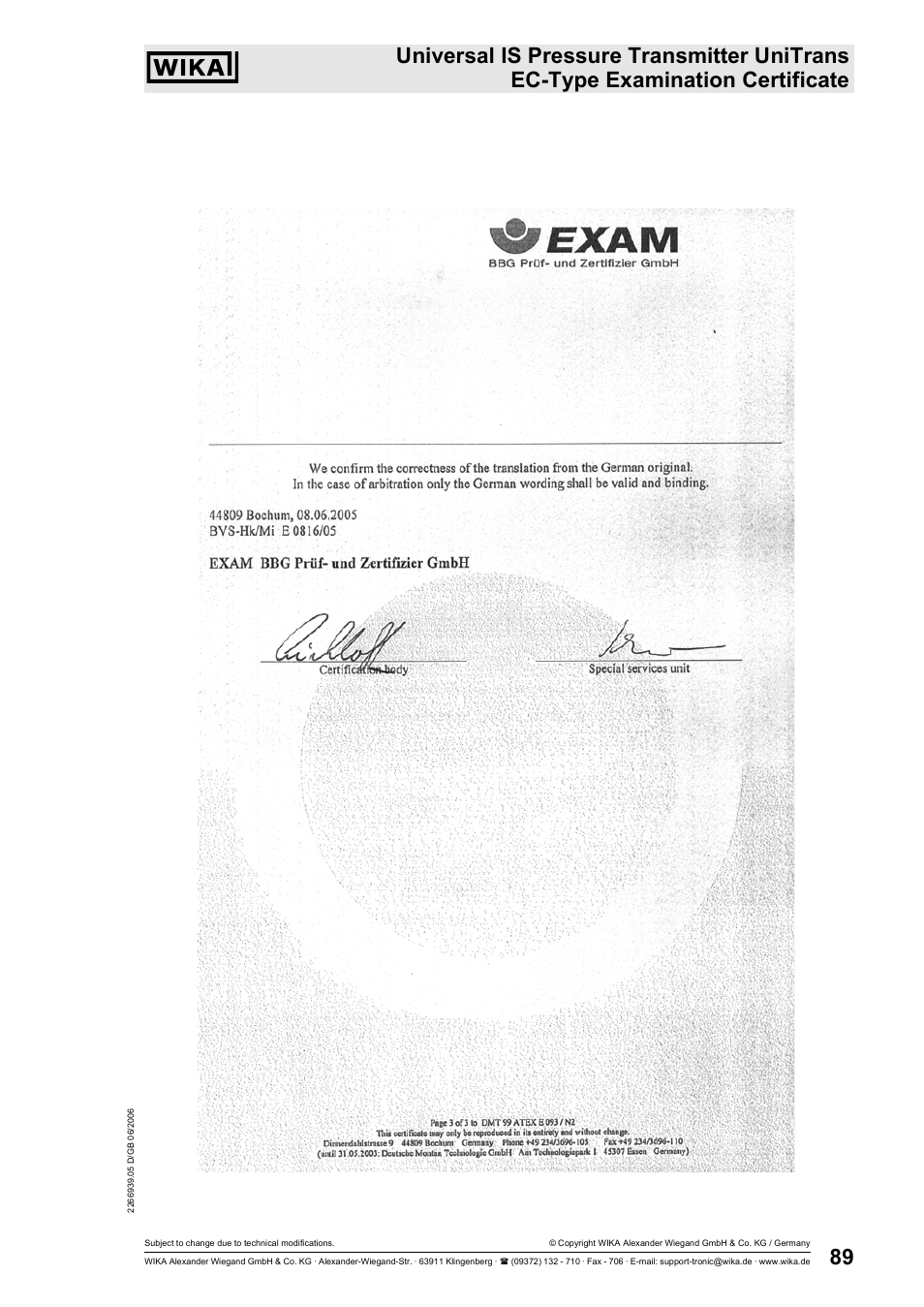 WIKA IUT-11 User Manual | Page 14 / 78