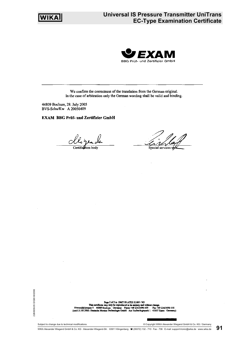 WIKA IUT-11 User Manual | Page 16 / 78