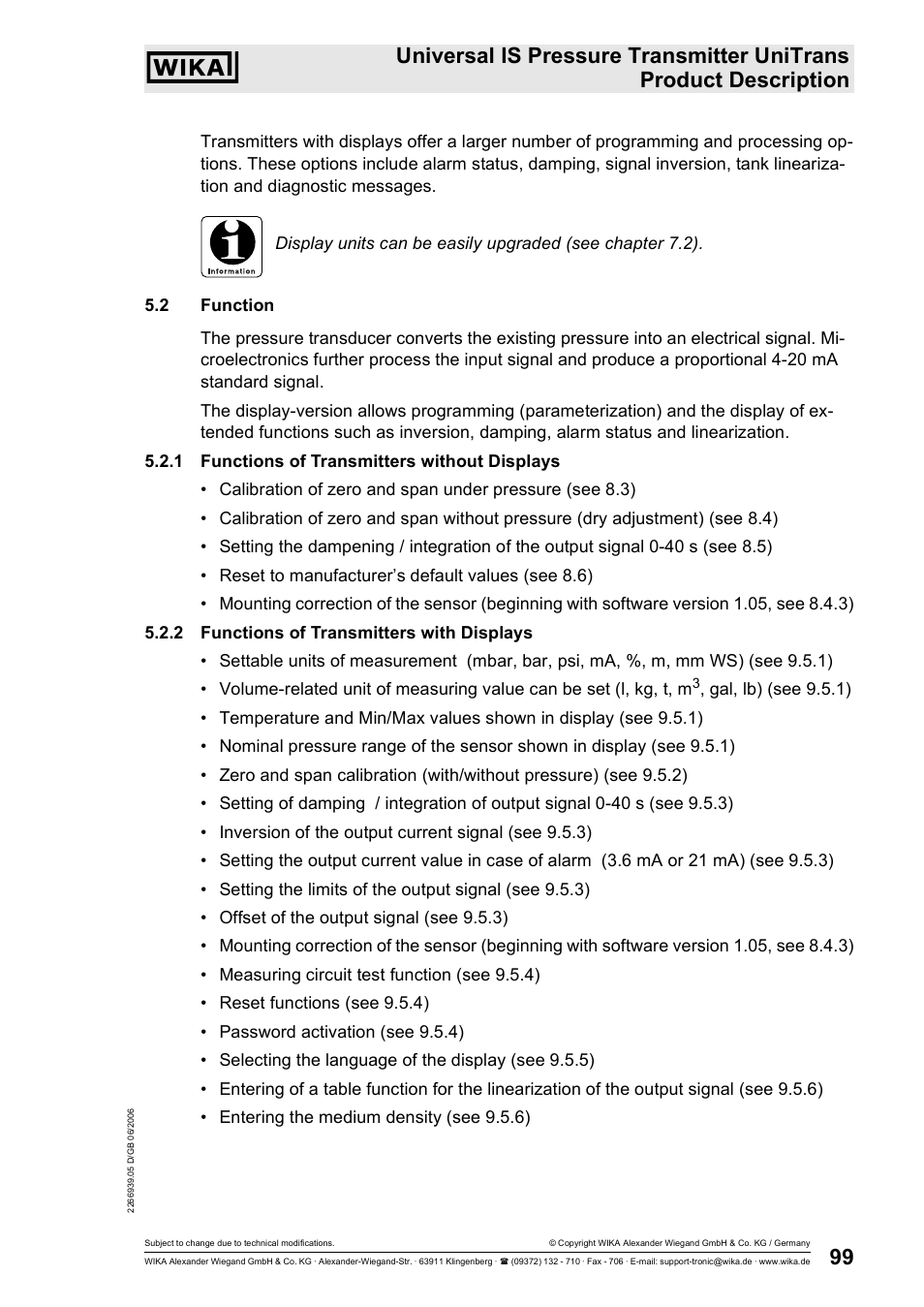 WIKA IUT-11 User Manual | Page 24 / 78