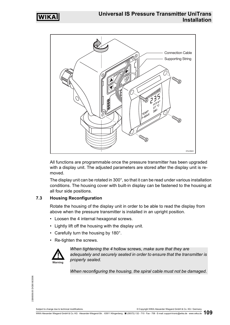 WIKA IUT-11 User Manual | Page 34 / 78