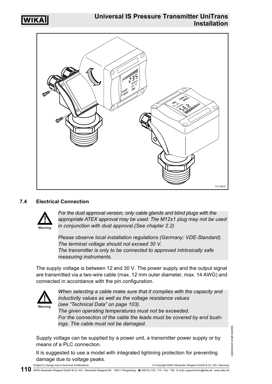 WIKA IUT-11 User Manual | Page 35 / 78