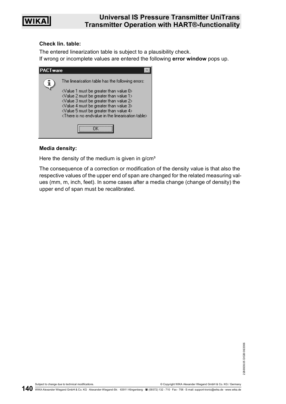 WIKA IUT-11 User Manual | Page 65 / 78