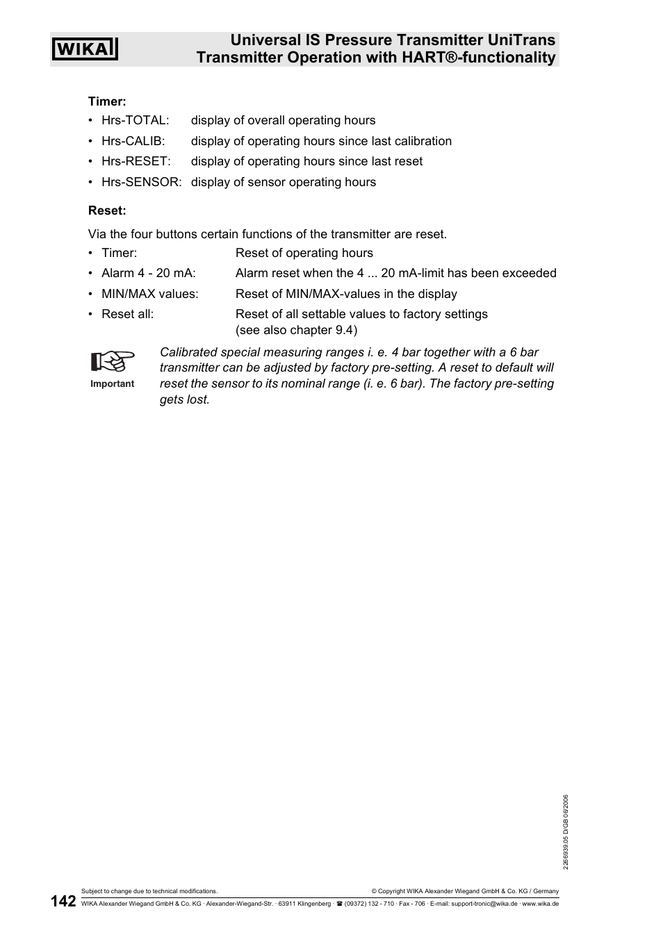 WIKA IUT-11 User Manual | Page 67 / 78