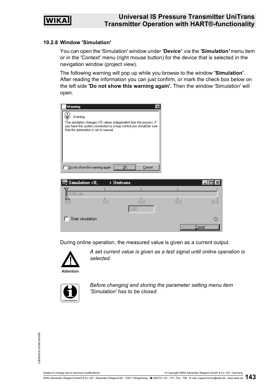 WIKA IUT-11 User Manual | Page 68 / 78