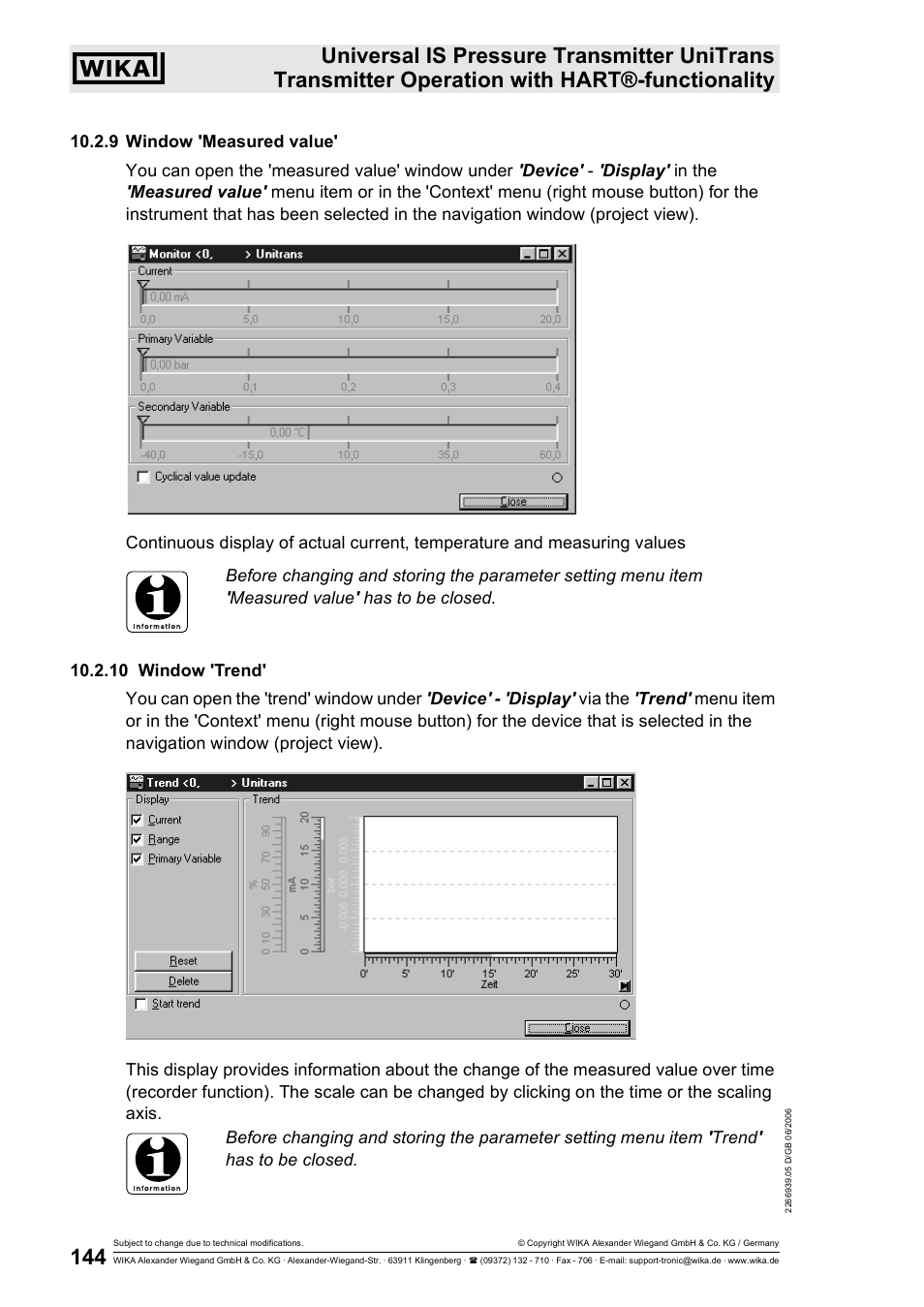 WIKA IUT-11 User Manual | Page 69 / 78