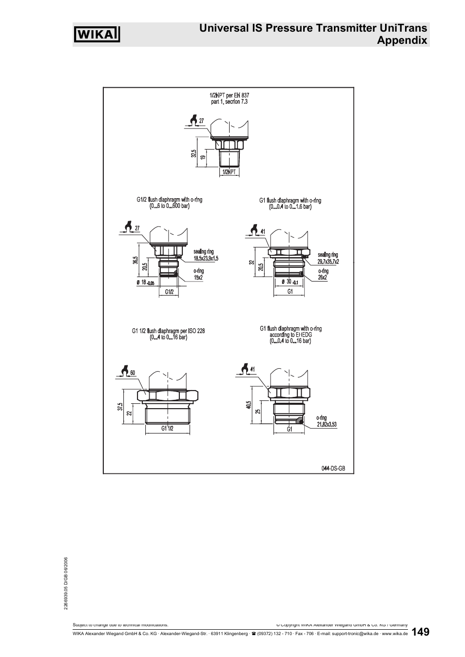 WIKA IUT-11 User Manual | Page 74 / 78