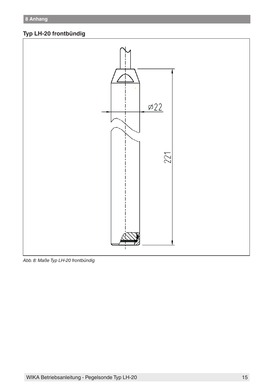 WIKA LH-20 User Manual | Page 15 / 60