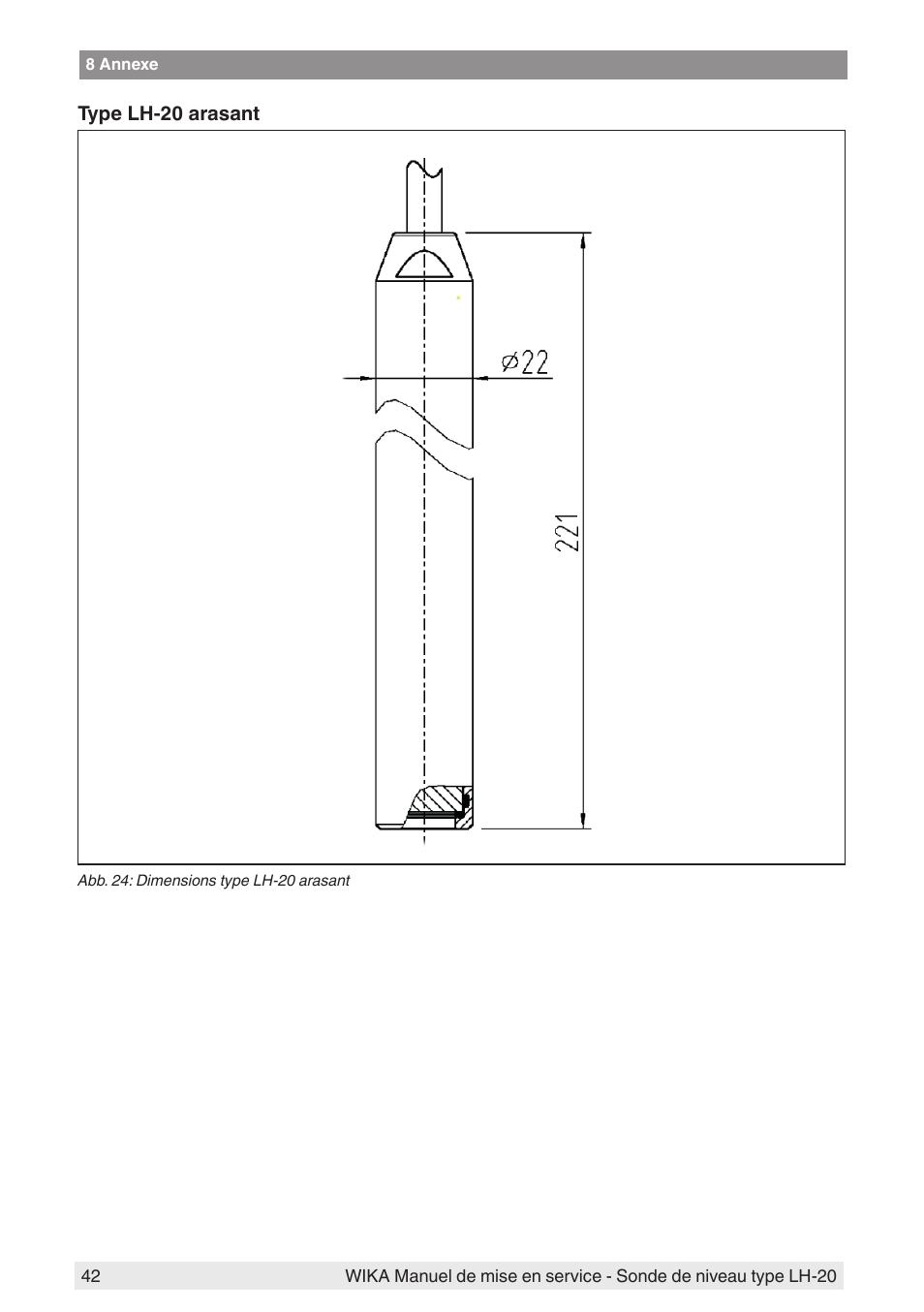 WIKA LH-20 User Manual | Page 42 / 60