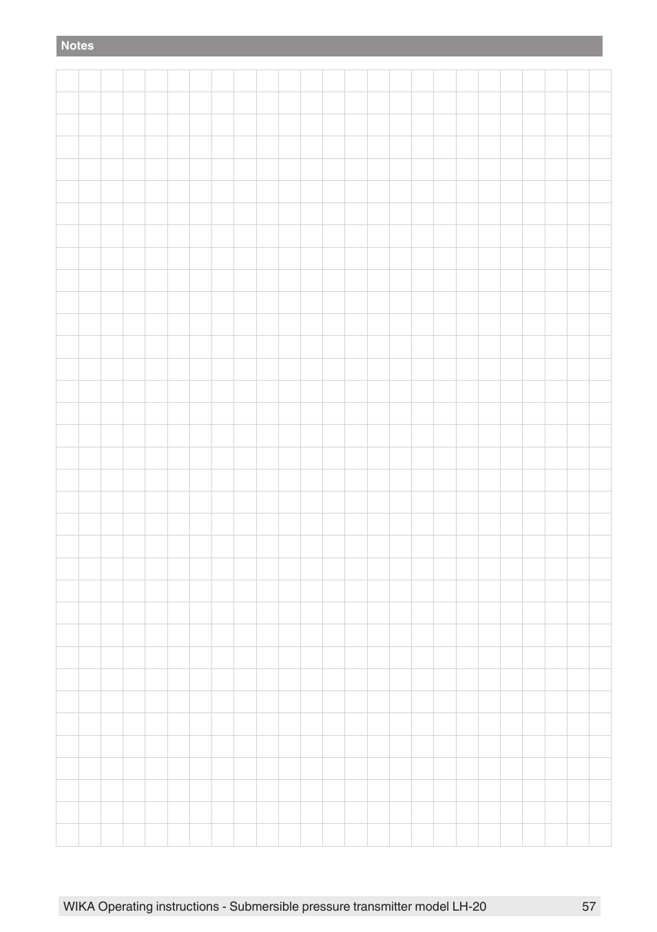 WIKA LH-20 User Manual | Page 57 / 60