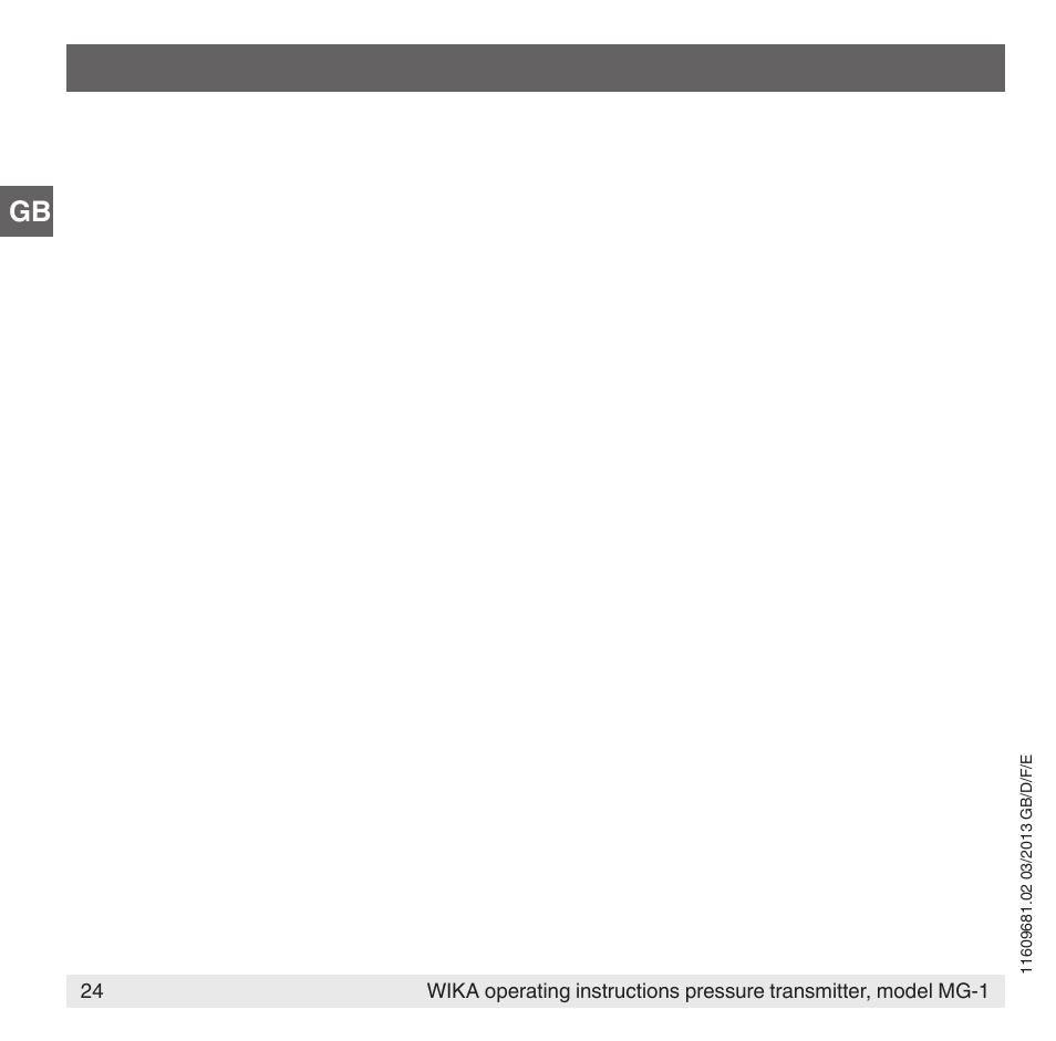 WIKA MG-1 User Manual | Page 24 / 92
