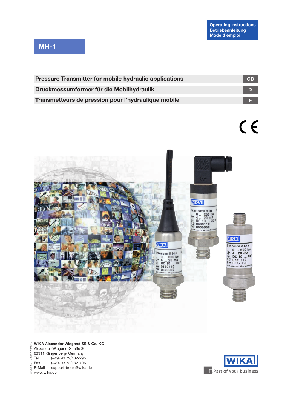 WIKA MH-1 User Manual | 11 pages