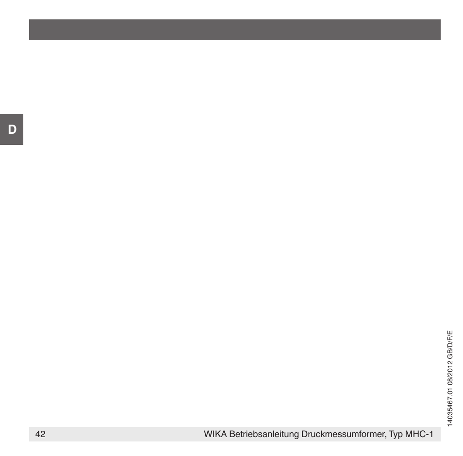 WIKA MHC-1 User Manual | Page 42 / 84