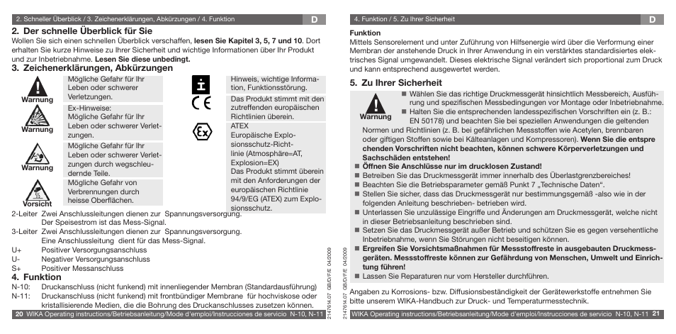 WIKA N-11 User Manual | Page 11 / 35