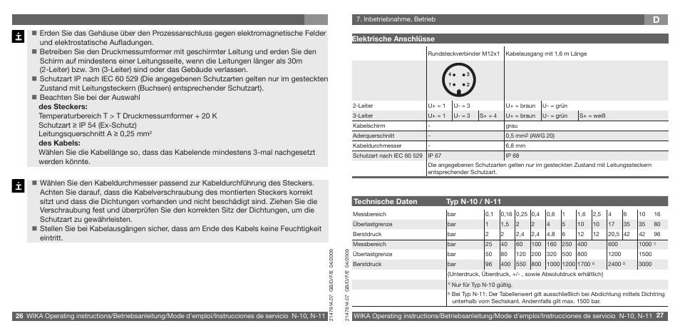 WIKA N-11 User Manual | Page 14 / 35