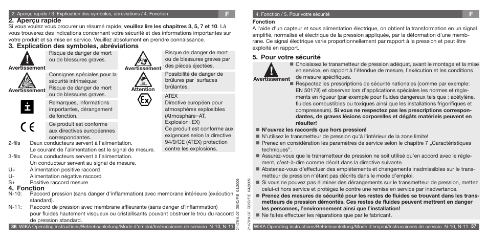 WIKA N-11 User Manual | Page 19 / 35
