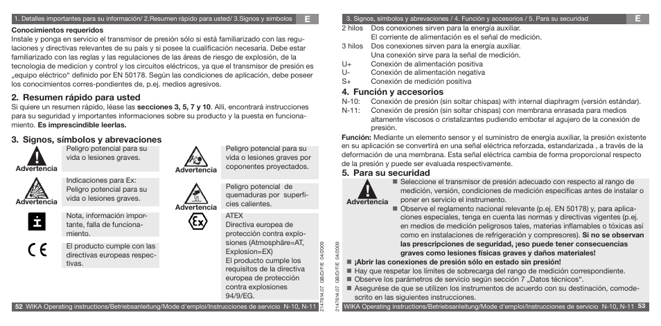 WIKA N-11 User Manual | Page 27 / 35