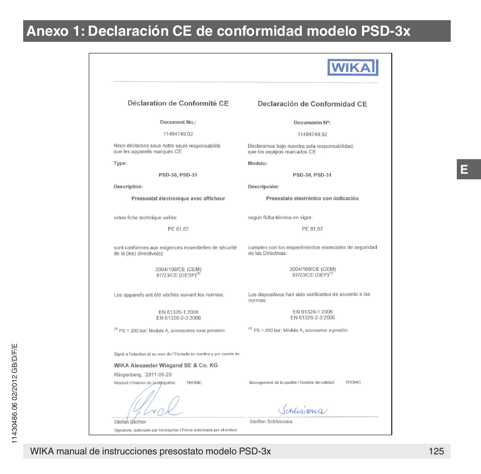 WIKA PSD-31 User Manual | Page 125 / 128