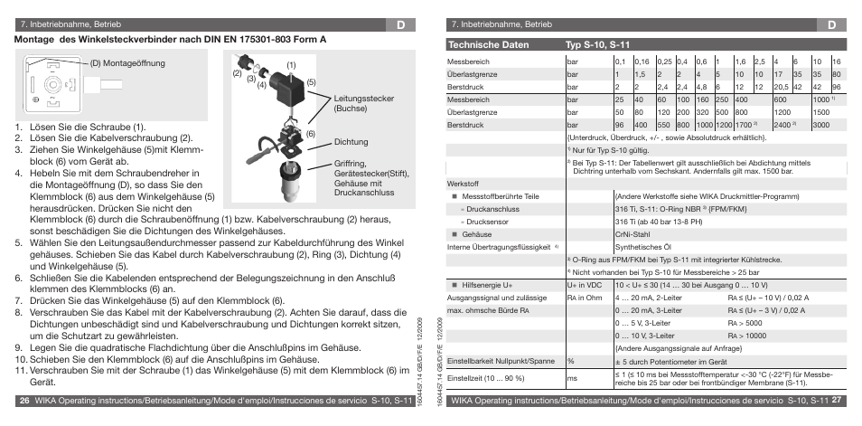 WIKA S-10 User Manual | Page 14 / 35