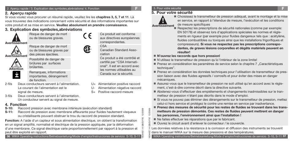 WIKA S-10 User Manual | Page 19 / 35