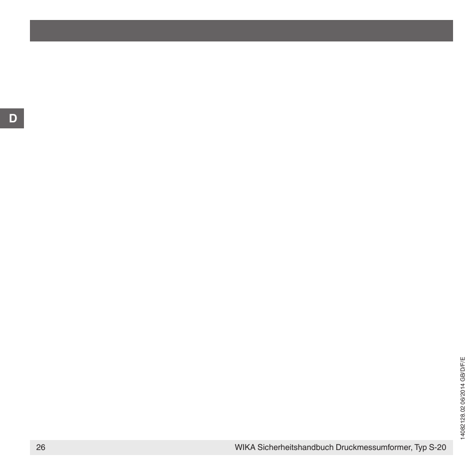 WIKA S-20 User Manual | Page 26 / 52