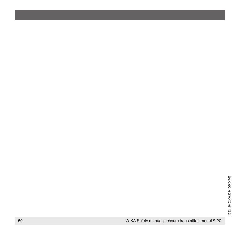 WIKA S-20 User Manual | Page 50 / 52