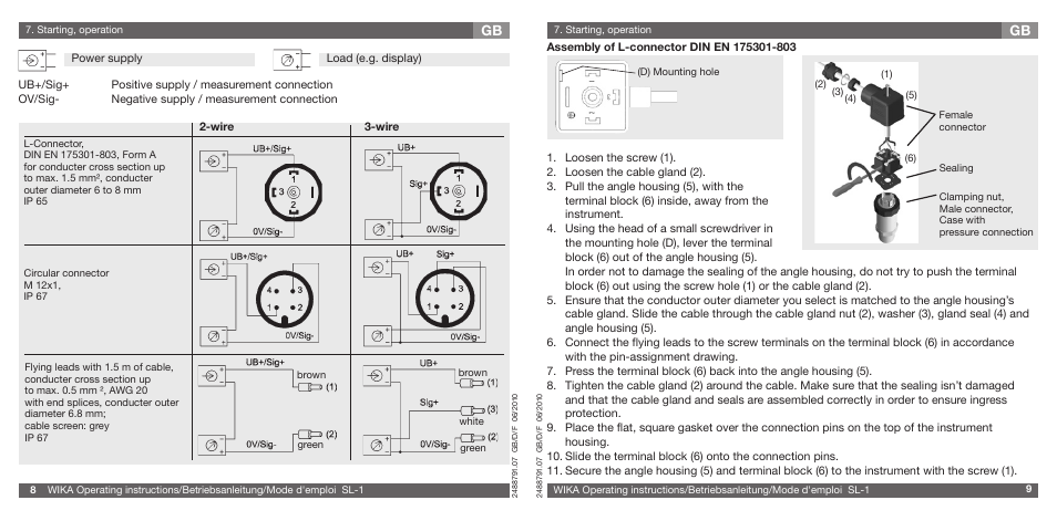 WIKA SL-1 User Manual | Page 5 / 21