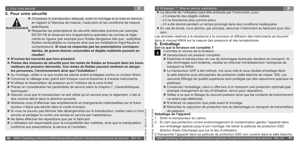 WIKA WU-16 User Manual | Page 21 / 37