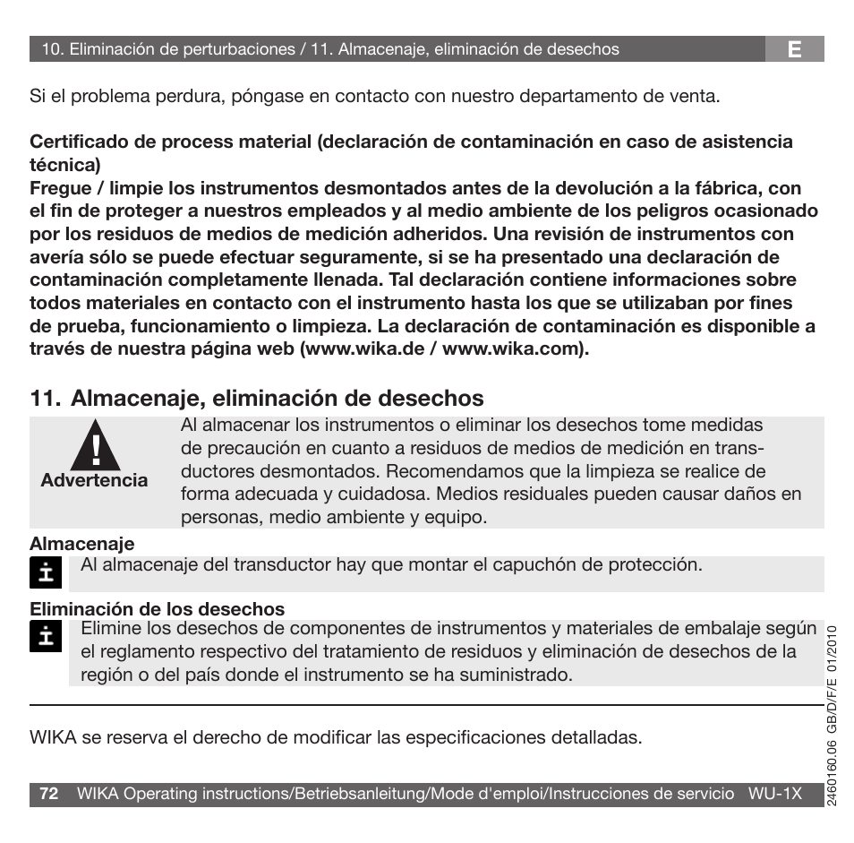 WIKA WU-16 User Manual | Page 37 / 37