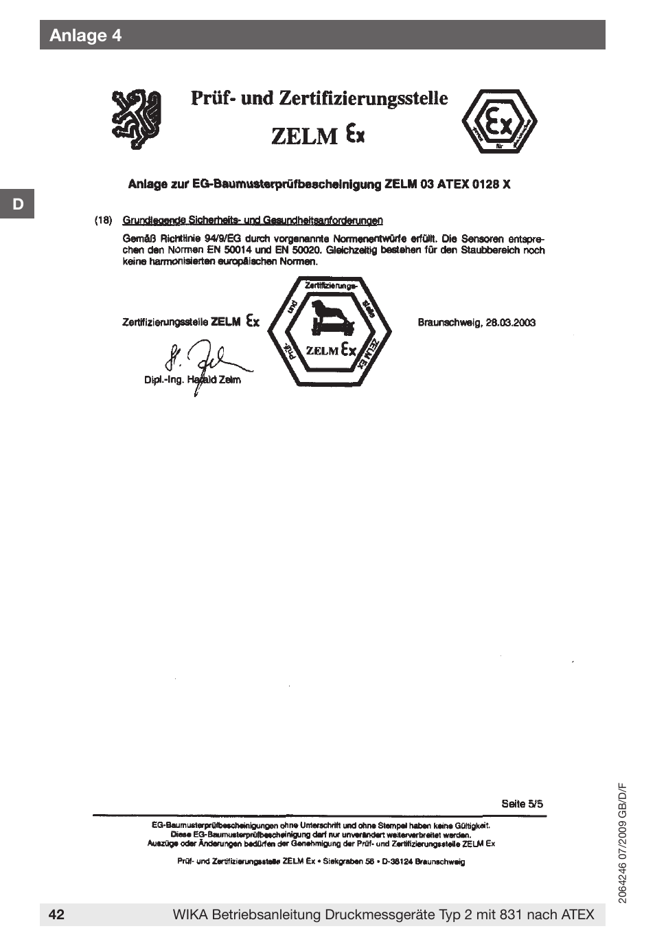 Anlage 4 | WIKA 232.36 User Manual | Page 42 / 52